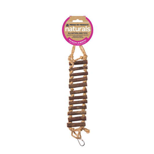 Prevue Pet Products Rope Ladder Bird Toy - Accessories for Small to Medium Birds, Hanging Birdcage Toy for Climbing, Foot Exercise, Beak Use, Mental Enrichment, and Interactive Play