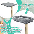 Abbylike 2 Pcs Cat Tree Replacement Bed Covers
