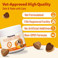 MULTIBITES Dog Healthy Heart Supplements - Taurine for Dogs with CoQ10, L-Carnitine, Fish Oil, Vitamins - Supports Cardio & Cardiovascular Health, Antioxidant Support, 7.76 oz