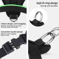 Black Cat Harness and Leash Set, Soft Mesh Adjustable Reflective, Size S