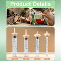 Pet Nursing Kit – Kitten Bottle Feeding Set with Nipples, Syringes, and Formula Dispenser for Newborn Puppies, Kittens, 