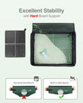 Luxtude Travel Litter Box for Cats, Comes with a Hard Non-Stick Bottom