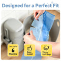 Refill Bags Compatible with Litter Genie Platinum, 25 Cat Litter Bags