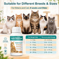 Cat Dewormer Broad Spectrum Triple Dewormer for Cats for Tapeworms, Roundworms & Hookworms