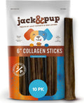 Collagen Sticks For Dogs, Collagen Chews For Dogs, Long Lasting Chew 6 inch