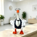 7 Inch Desk Goose Outfits Doctor Nurse Desk Goose Clothes Accessories with Doctor Uniform,Scrubs,Stethoscope & Glasses,D
