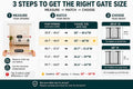 Cumbor 30-48 in Baby Gate for Stairs, Auto Close Dog Gate Indoor