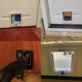 CEESC Medium Cat Door for Interior/Exterior, for Pets <15.75"