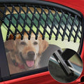 Window Pet Gate Extendable Car Window Ventilation Safeguard Mesh Security Lattice Telescopic Fence, for Protecting Pet S