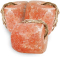 ZK Himalayan Salt Lick for Horses, Livestock– (3-4 lbs) (Pack of 3 Natural Mineral Salt Block for Goats, Cattle & Deer w