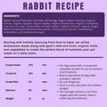 Shepherd Boy Farms Freeze Dried Raw Dog Food, Rabbit Recipe, All Natural, No Synthetics, Made in USA with Goat's Milk & Organic Produce, High Protein, Complete Meal (14oz)