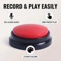 Voice Recording Button, Dog Buttons for Communication Pet Training Buzzer, 30 Second Voice Record and Playback, Funny Gi