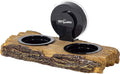 REPTI ZOO Turtle Basking Platform or Reptile Feeding Ledge with Suction Cup, Resin Flat Ramp for Turtle Reptile Chameleo