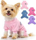 Puppy Sweater Dog Sweater for Small Dogs Girl Boy Winter Warm Soft Dog Pajamas Stretchy Jumpsuit Doggie Pet Clothes Outfits XXS~L (Pink, XX-Small)