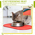 Cat Food Mat 18x10 Inch Silicone Pet Feeding Mat