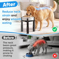 Aystkniet Dog Bowl Stand, Elevated Dog Bowl Holder Raised Dish(Stand Only)