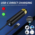 DARKBEAM Flashlight UV Black Light 395 NM, Mini but Powerful USB- C