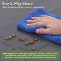 WAYIMPRESS Outdoor Dog Crate Pad, Reversible Waterproof Crate Mat Bed, Wipeable Kennel Mat Pet Sleeping for Medium Large Dogs, Waterproof, Wipeable, Anti-Slip, Kennel Pads 35 x 22 Inch, Dark Gray