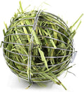 Tfwadmx Rabbit Hay Feeder, Grass Play Hay Ball Chew Toy Stainless Steel Food and Grass Frame Bowls, Small Animals Hay Ma