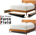 Hidden Under Bed Pet Blocker – Dog and Cat Barrier up to 17.5” Tall (Adjustable). Includes 3 Pcs to Cover Whole Bed, Car