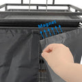 Easily Bird Cage Cover for Large Bird Cage with Play Top, Good Night Birdcage Covers, Black, 61"