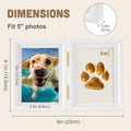 Avont Paw Print Kit, Pet Memorial Keepsake with Frame