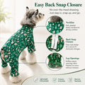 Kukaster Dog Onesie for Female Male Dogs, Breathable Stretchy Recovery Suit Shirt, Cone Alternative to Prevent Licking A
