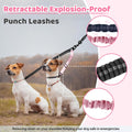 Double Dog Leash - 360°Swivel Tangle Free Splitter Attachment, 2 Dogs Multi-Functional Leashes, Dual Rope for Outdoor Wa