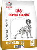 ROYAL CANIN Veterinary Diet Canine Urinary SO Aging 7+ Adult Dry Dog Food, 6 lb Bag