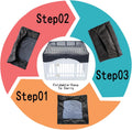 Dog Playpen Mesh Top Cover,[Play Pen Not Included] Fits 36" Inch Pet Playpen with 4 Panels，Dog Cage Covers Puppy Play Pe