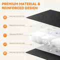 Indestructible Chew Proof Dog Bed for Crate, Chew Proof Dog Bed with Reinforced Corners, Washable Dogs Crate Pad for Agg