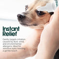 Gentle Multi-Purpose Eye Wash for Dogs & Cats (4 fl oz) Helps with Eye Infections, Redness, Irritation, Tear Stains, Dis