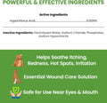 Chew + Heal Labs Hypochlorous Acid Spray for Dogs – Dog Wound Spray for Cuts, Burns, Sores, Abrasions, and More – Non Toxic and Chemical Free HOCI Wound Care – Made in The USA, 4 oz