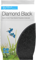 Aqua Natural Aquarium Substrate, Diamond Black Fine Gravel, 10lb