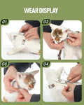 Cat Harness and Leash Set with Reflective Strips, Escape Proof Adjustable Vest, Premium Taffeta Fabric Soft Lightweight,
