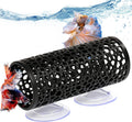Abizoo Betta Fish Toys - Betta Tunnel Black, Small Hole Hollow Cave, Safer for Small Fish & Shrimp, Aquarium Decor & Hid
