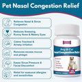 Dog and Cat Nasal Congestion Relief - Helps Relieve Sneezing, Trachea, Runny Nose & Nasal Congestion | Easy-to-Administe