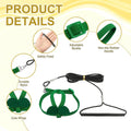 Adjustable Bird Harness Leash, Anti-Bite, S, Green