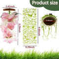 Jumping Spider Accessories Set,Magnetic Jumping Spiders Enclosure Decor,Small Reptile Enclosure Decoration Accessories