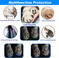VICTHY 100pcs Boy Cat Nail Caps | Cat Nail Covers Cat Claw Covers for Boy Cat with Adhesive Glue and Applicators (XS)