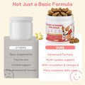 VUN Dog Heart Supplements–Dogs Cardio Support Soft Chews with CoQ10,Cardiovascular & Antioxidant Support with L-Carnitine for Senior Dogs Vitality& Energy Support,100 Counts