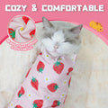 Supet Cat Grooming Wrap for Cutting Nails, 2026 Self-Adherent Cat Wrap, Anti-Escape Calming Cat Swaddle Wrap for Medicine, Nail Clipping, Teeth Brushing, Ear Cleaning