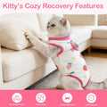 Cat Recovery Suit Cat Onesie for Cats Breathable Cats Surgery Recovery Suit