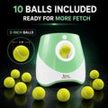 Automatic Dog Ball Launcher for Dogs with 10 Balls, Rechargeable Fetch Toy