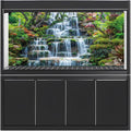 48x24 inches Waterfall Aquarium Backdrop Plants Reptile Habitat Background