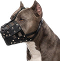 FUAMEY Dog Muzzle Soft Pitbull Basket Muzzles for Large Medium Sized Dogs
