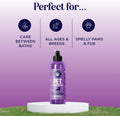 Lavender Oil Dog Deodorizing Spray - Dog Spray for Smelly Dogs and Puppies and Dog Calming Spray with Lavender Essential Oil - Lightly Scented Dog Deodorizer for Smelly Dogs and Dog Essentials