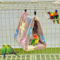 2 Pack Bird Nest Plush Snuggle Bird Hammock Hanging Bird Cave Parrot Sleeping Bed Shed Hut Hanging Tent for Budgies Finc