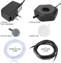 hygger Ultra Silent 1.5W Fish Bowl Aqaurium Mini Air Pump with Accessories, Oxygen Aerator Kit for Fish Tank 0.5-15 Gall