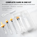Newborn Pet Feeding Kit, 100ml Small Animal Nursing Bottle with BPA-Free Nipple, Oral Syringe, Measuring Cup & Cleaning 